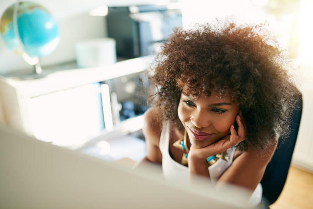 employee working with time management